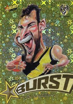 2018 Select Footy Stars - Starburst Caricatures Yellow #SBY54 Toby Nankervis Front